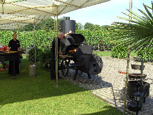 Barbeque bij wijngaard (Smoking Joe)